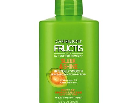 GARNIER - Fructis Style Sleek & Shine Conditioning Cream - 10.2 fl. oz. (300 ml) For Sale