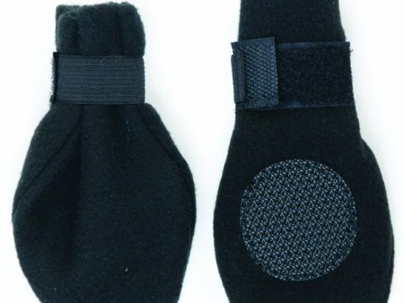 FASHION PET - Arctic Fleece Dog Boots Black X-Large - 4.25 -4.75  Paw Length Online Hot Sale