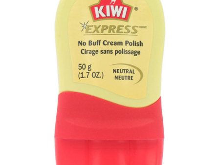 KIWI - Neutral Express No Buff Cream Shoe Polish - 1.7 oz. (50 g) Supply