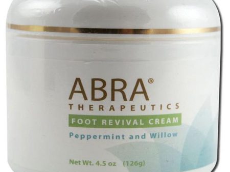 ABRA - Foot Revival Cream Peppermint and Willow - 4.5 oz. (126 g) on Sale