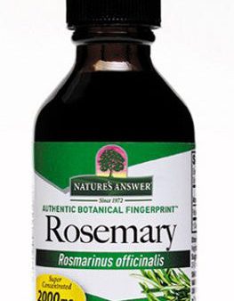 NATURE S ANSWER - Rosemary Leaf Extract - 2 fl. oz. (60 ml) Online Sale