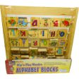 HOMEWARE - Flip N  Play Wooden Alphabet Blocks Abacus ABC s - 30 Blocks Online