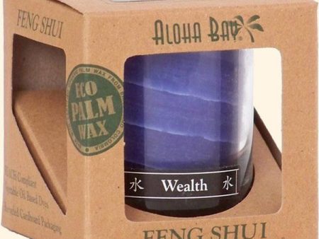 ALOHA BAY - Feng Shui Candles Gift Box Water Wealth - 2.5 oz. Jar Sale