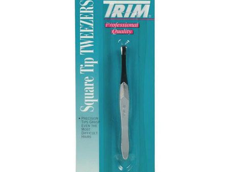 TRIM - Beauty Care Square Tip Tweezers - 1 Tweezer Online Hot Sale