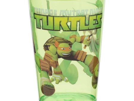 ZAK - Teenage Mutant Ninja Turtles 14 oz Plastic Tumbler - 1 Set For Sale