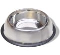 VAN NESS - Stainless Steel Non Tip Dish with Rubber Ring - 32 oz. on Sale