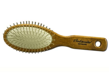 FUCHS BRUSHES - Hairbrush Wood Small with Steel Pins - 1 Brush Cheap