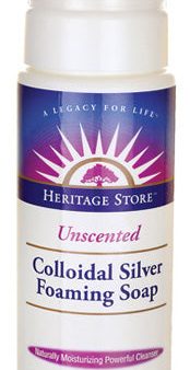 HERITAGE - Colloidal Silver Foaming Soap Unscented - 8 fl. oz. (240 ml) For Sale