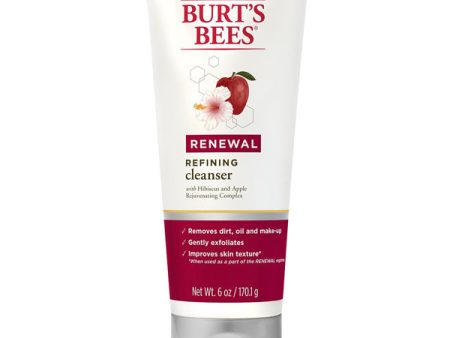 BURT S BEES - Renewal Refining Cleanser - 6 oz. (170.1 g) Online now