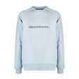 Billionaire Boys Club Serif Embroidered Logo Sky Blue Sweatshirt Sale