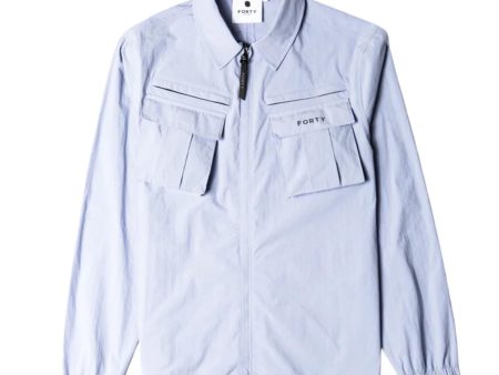 Forty Arran Tech Lilac Overshirt Online Sale