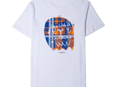 Forty Tartan Monster Breachan White T-Shirt Online