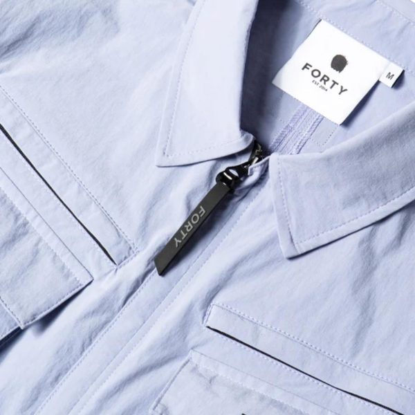 Forty Arran Tech Lilac Overshirt Online Sale