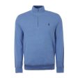 Ralph Lauren Royal Blue Half Zip Knit For Sale