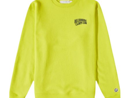 Billionaire Boys Club Small Arch Logo Acid Yellow Sweatshirt Online