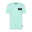 Plein Sport Patch Logo Mint Green T-Shirt Online now