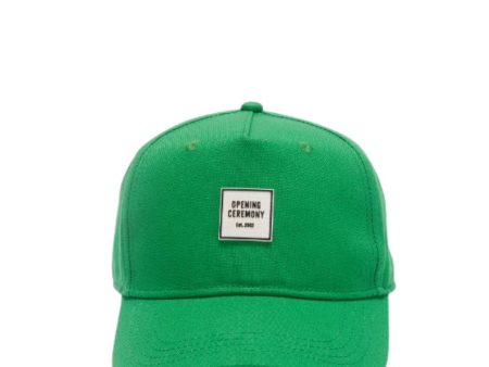 Opening Ceremony Box Logo Green Cap Online Sale