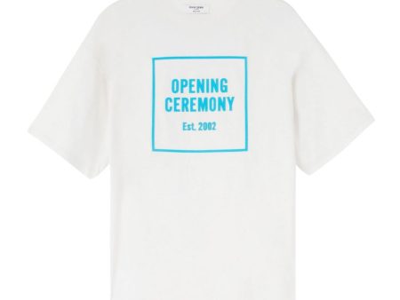 Opening Ceremony 3D Box Logo White T-Shirt on Sale