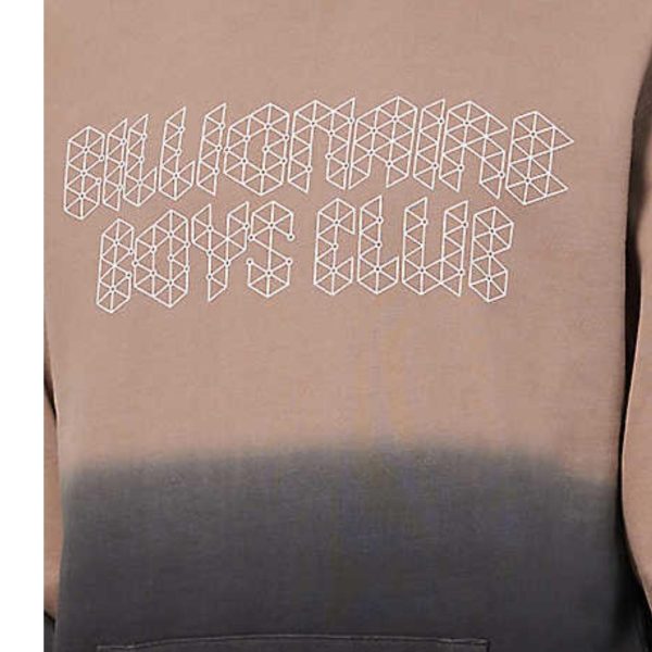 Billionaire Boys Club Gradient Logo Grey Black Hoodie For Sale