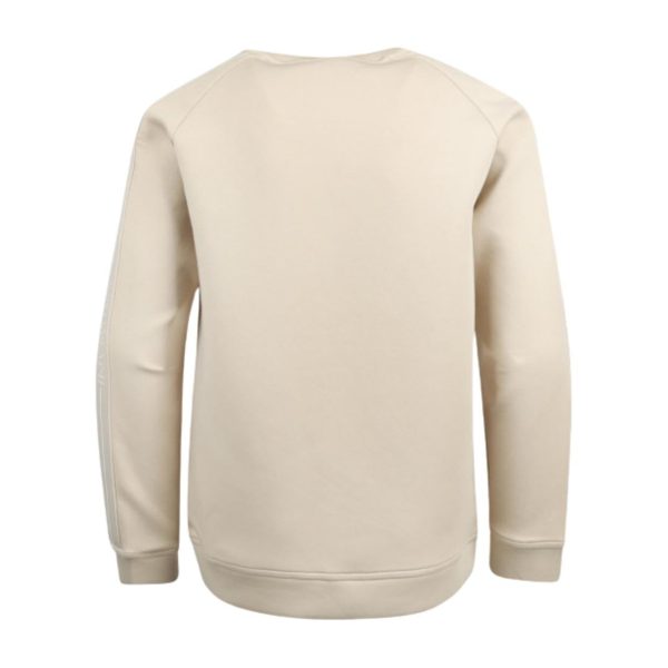 Emporio Armani Junior Logo Taping Beige Sweatshirt Hot on Sale