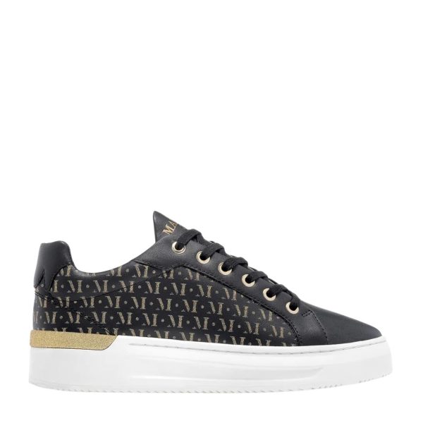 Miss Mallet GRFTR Glitter Mono Black Trainers Hot on Sale