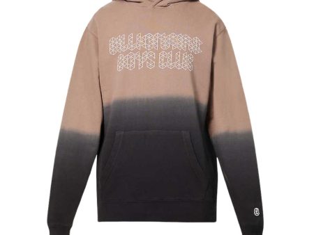 Billionaire Boys Club Gradient Logo Grey Black Hoodie For Sale