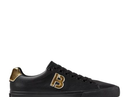 BOSS Aiden Contrast B Logo Black Trainers Online Sale