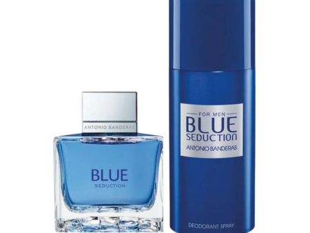 Set Antonio Banderas Blue Seduction EDT 100 ML + Deo 150 ML Hot on Sale