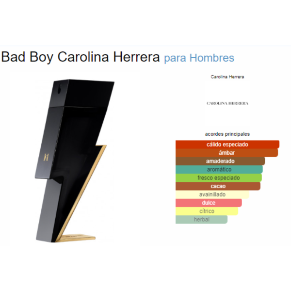 CAROLINA HERRERA Bad Boy EDT Hombre 100ml on Sale