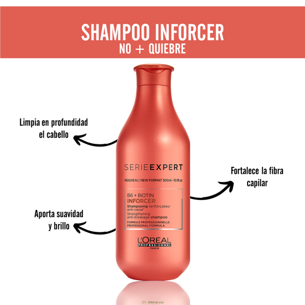 Shampoo Inforcer 300 ml L Oréal Professionnel Online