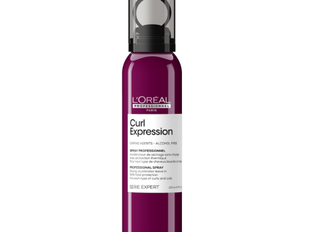 Spray Acelerador Del Secado Cabello Rizado y Ondas Curl Expression Serie Expert 150 ML Loreal Pro Online