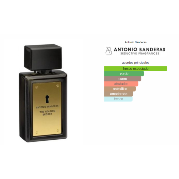 Set Antonio Banderas The Golden Secret EDT 100 ML + Deo 150 ML Hombre Online Hot Sale