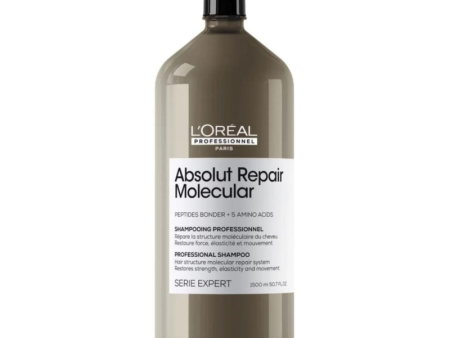 Shampoo Profesional Sin Sulfatos para cabellos dañados Absolut Repair Molecular 1500ml Fashion