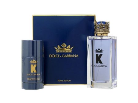 K BY DOLCE & GABBANA TRAVEL EDITION EDT 100ML + DESODORANTE 75G For Cheap