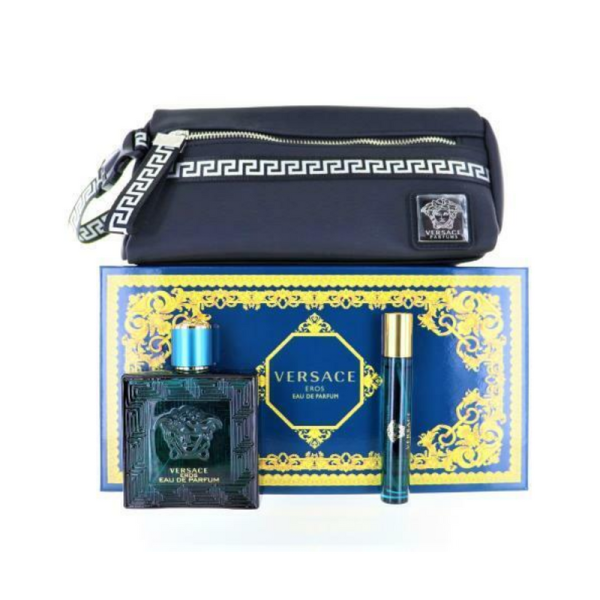 Versace EROS EDP 100 ML + TS EDP 10 ML + NECESER Cheap