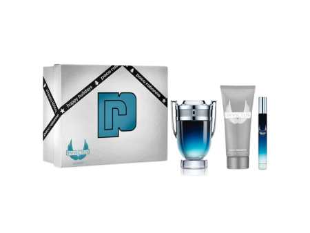 Paco Rabanne Invictus  legend EDP 100 ML + SG 100 ML + Travel Spray 10 ML SET COS1240 Fashion