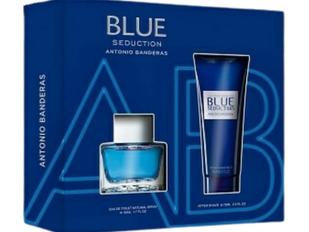 Antonio Banderas Blue Seduction EDT 50 ML + After Shave Balm 75 ML Hombre Set Sale