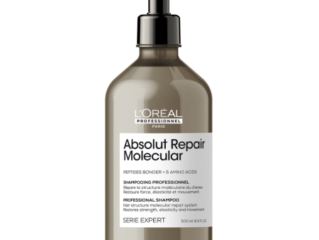 Shampoo Profesional Sin Sulfatos para cabellos dañados Absolut Repair Molecular 500ml on Sale