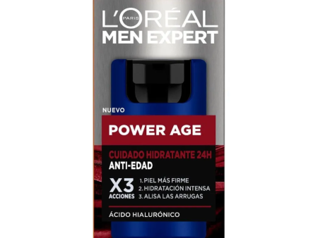 Crema Anti-Edad Hidratante con Ácido Hialurónico Loreal Men Expert Supply