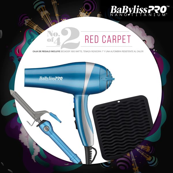 Kit BabylissPro Secador + ondulador y alfombra de mesa For Cheap