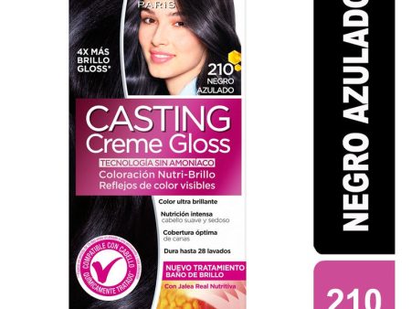 Tinte Casting Creme Gloss 210 Negro Azulado Jalea Real For Sale