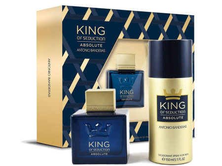 ESTUCHE KING OF SEDUCTION ABSOLUTE 50ML EDT + DEO 150 ml Online now