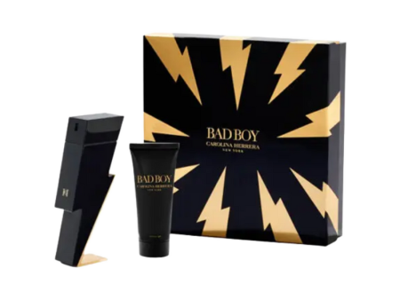 Carolina Herrera Bad Boy EDT 100 ML + Gel de Ducha 100 ML SET For Discount