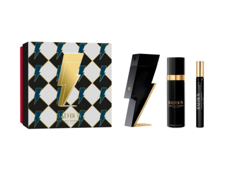 Carolina Herrera Bad Boy EDT 100 ML + 10 ML + Deo 100 ML SET Online