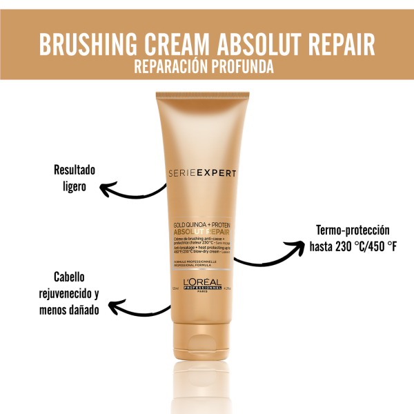 Brushing Cream Absolut Repair 125 ml LOréal Professionnel Supply