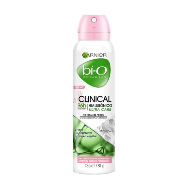 Desodorante Bi-O Spray Clinical Hialurónico Ultra Care 135 ML Supply