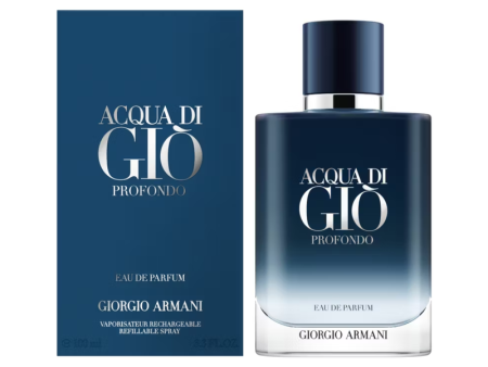 Giorgio Armani Acqua Di Gio Profondo EDP 100 ML Recargable For Discount