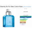 Eternity For Men Air 200ML EDT Hombre Calvin Klein Hot on Sale