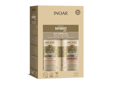 Pack INOAR Absolut Daymoist Shampoo + Acondicionador 250ml Hot on Sale