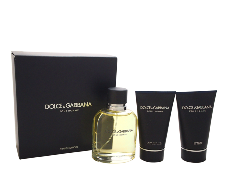 D&G Pour Homme Estuche 125ML EDT + After Shave 100ML + Showe Online Sale